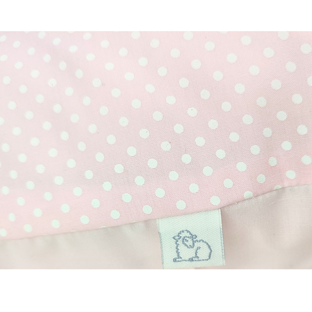 Cojín de lactancia - Puntitos blancos - Rosado