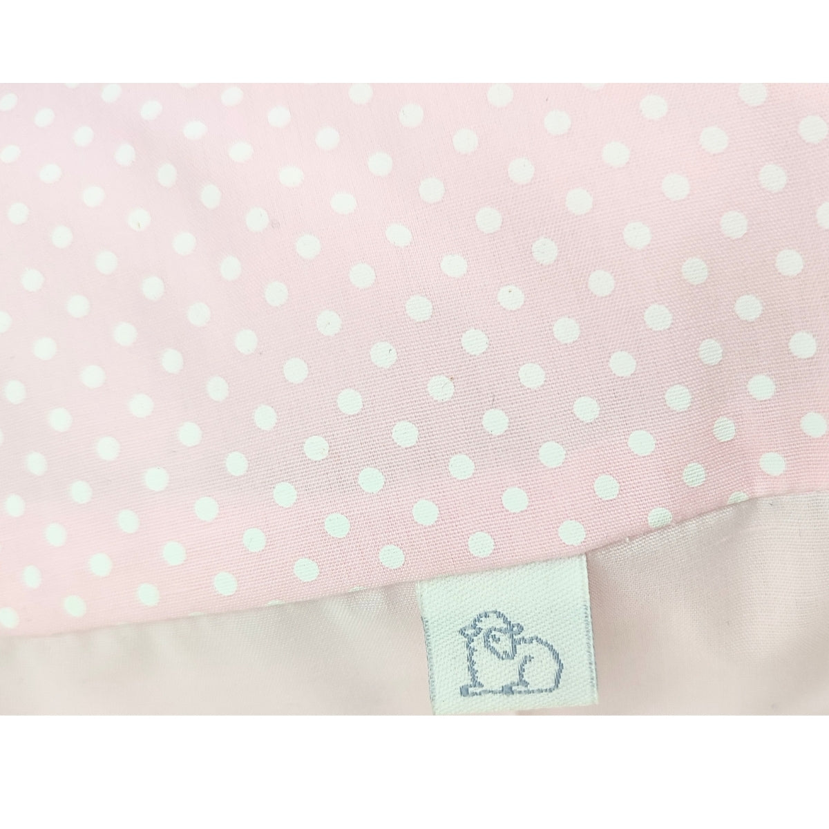 Cojín de lactancia - Puntitos blancos - Rosado