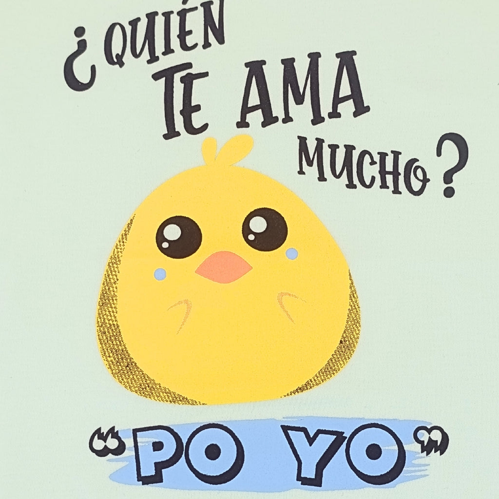 Body Bebé Manga Corta - quien te ama mucho - N265