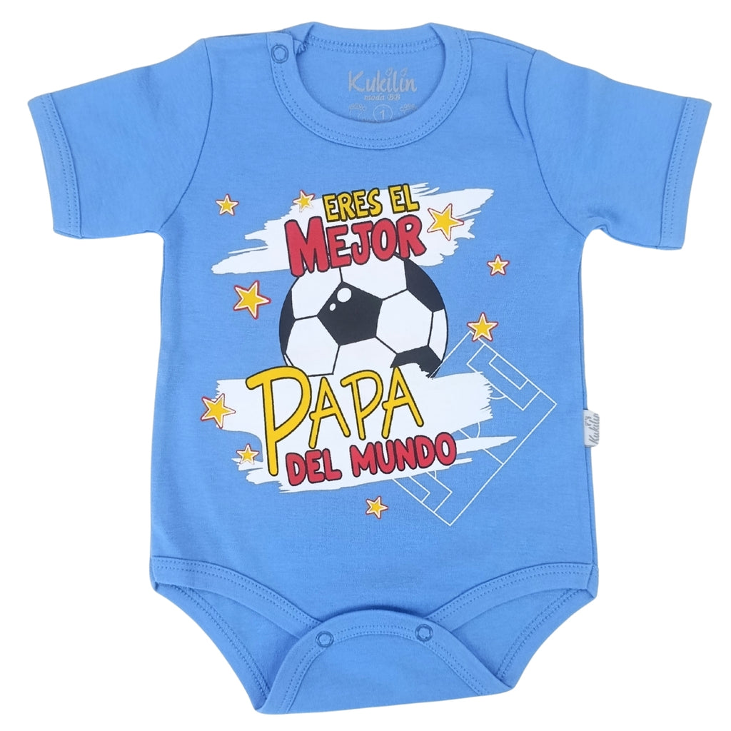 Body Bebé Manga Corta - mejor papa - N267
