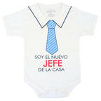 Body Bebé Manga Corta - Soy el nuevo JEFE - N269