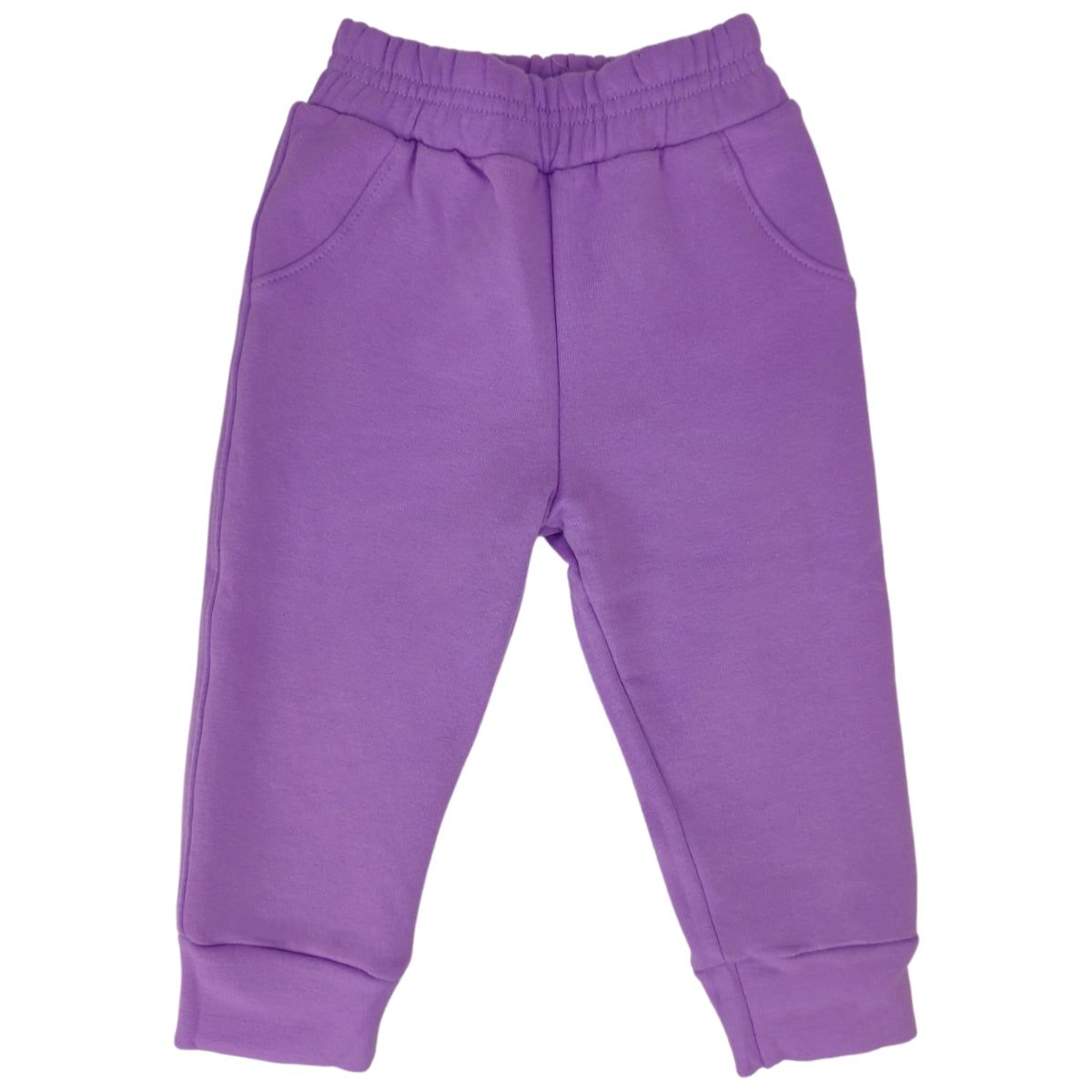 Pantalon Bebe Jogger - French Terry - Lila