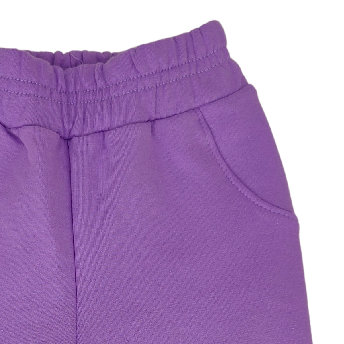 Pantalon Bebe Jogger - French Terry - Lila