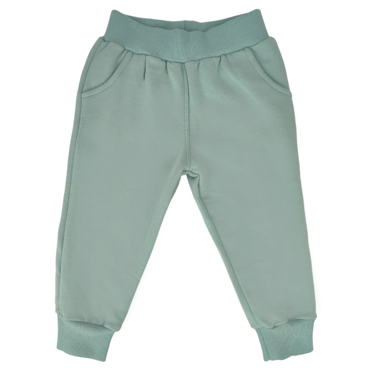 Pantalon Bebe Jogger - French Terry - Verde