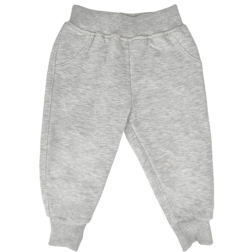 Pantalon Bebe Jogger - French Terry - Gris
