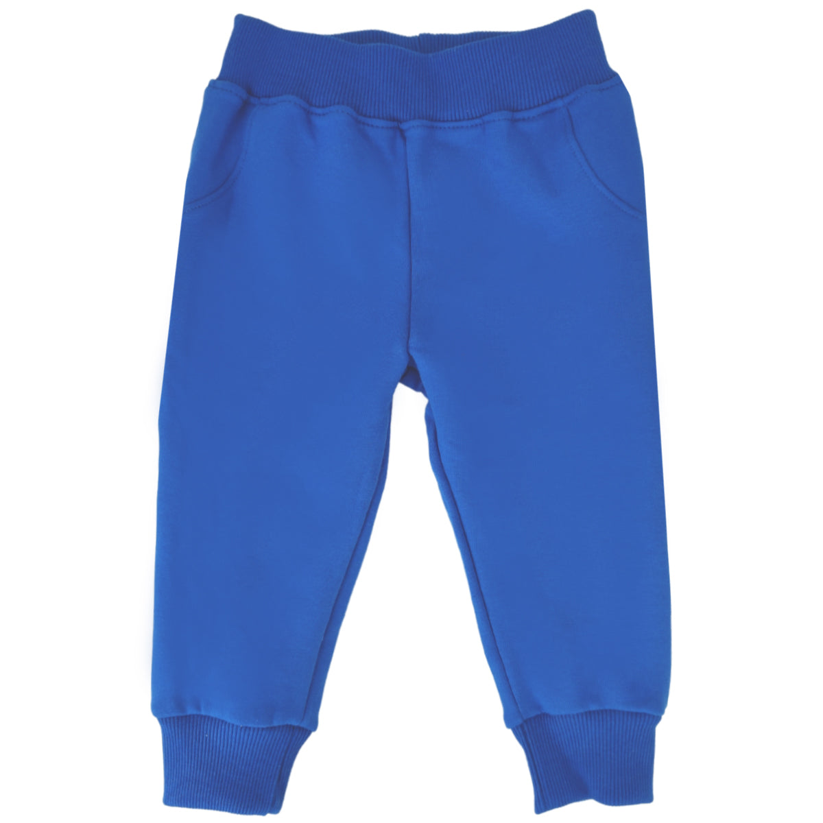 Pantalon Bebe Jogger - French Terry - Azul