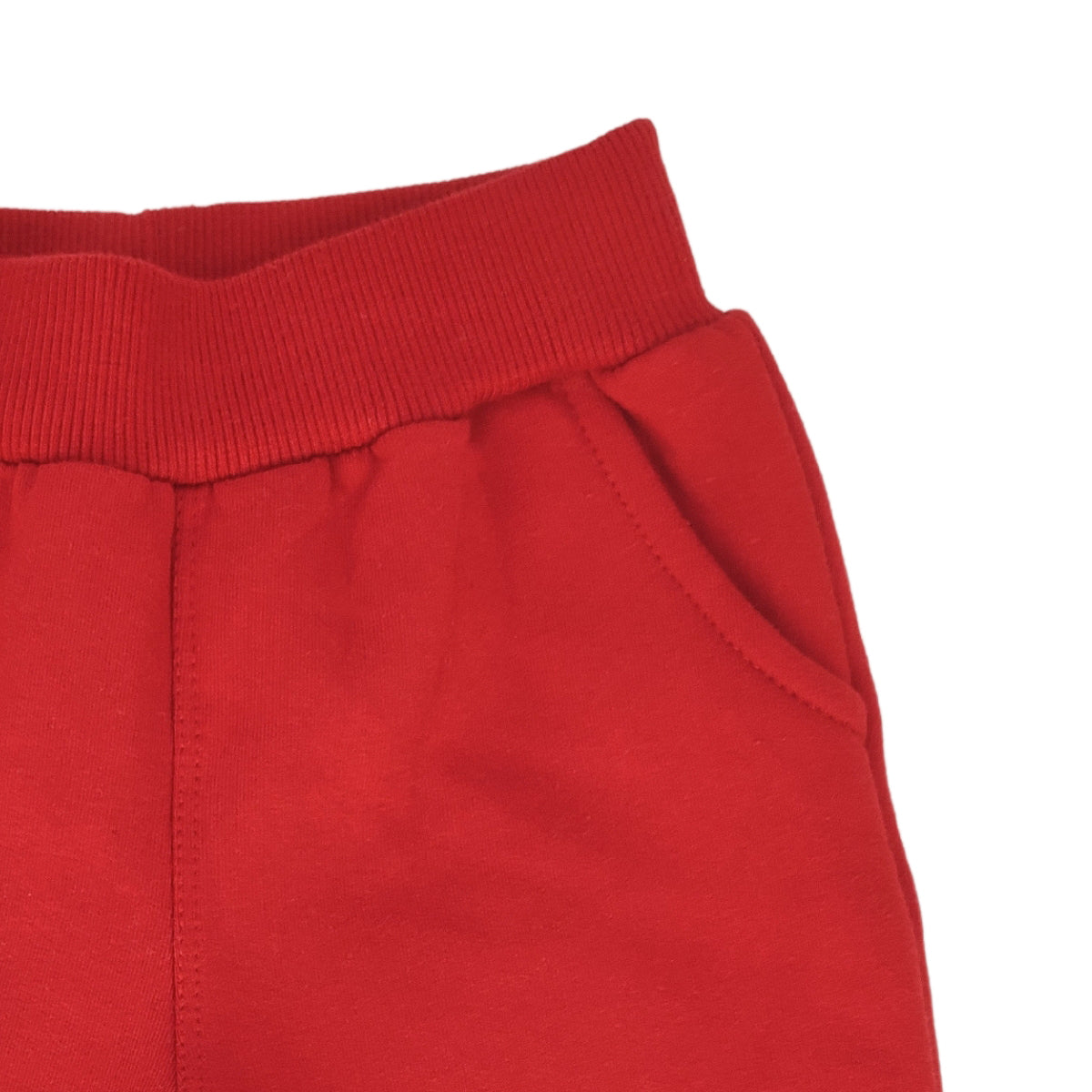 Pantalon Bebe Jogger - French Terry - Rojo