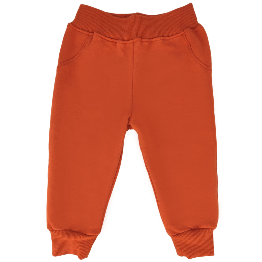 Pantalon Bebe Jogger - French Terry - Ocre