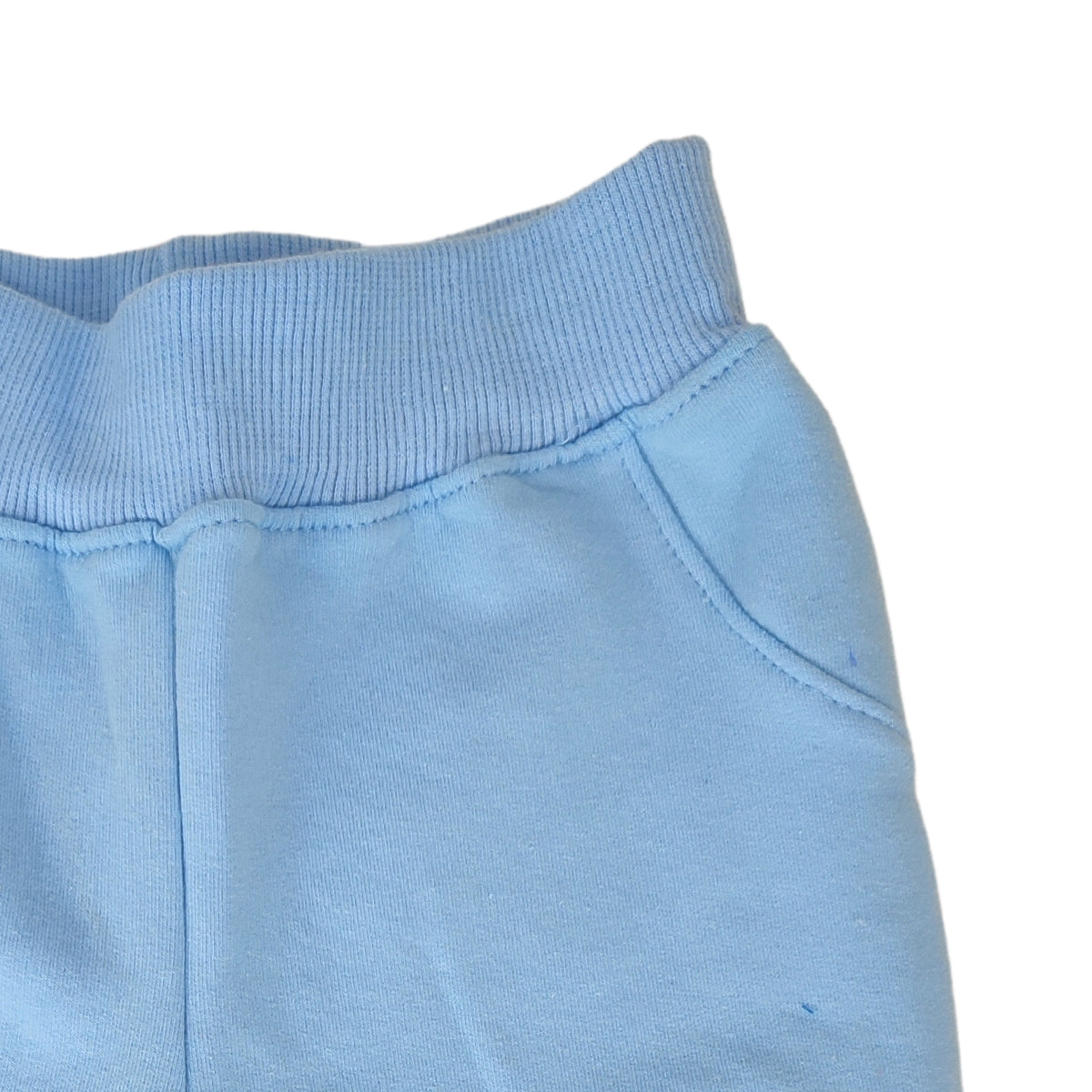 Pantalon Bebe Jogger - French Terry - Celeste