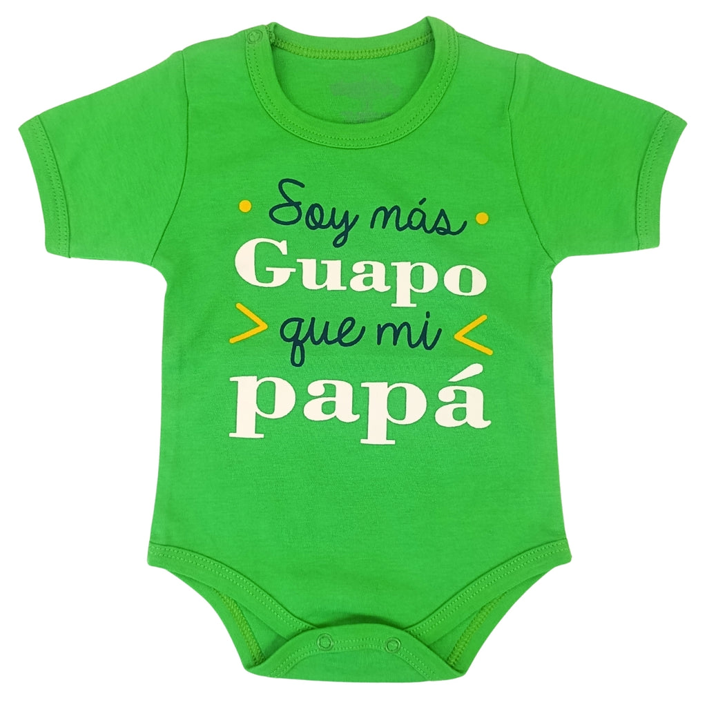 Body Bebé Manga Corta - Soy mas guapo - N273