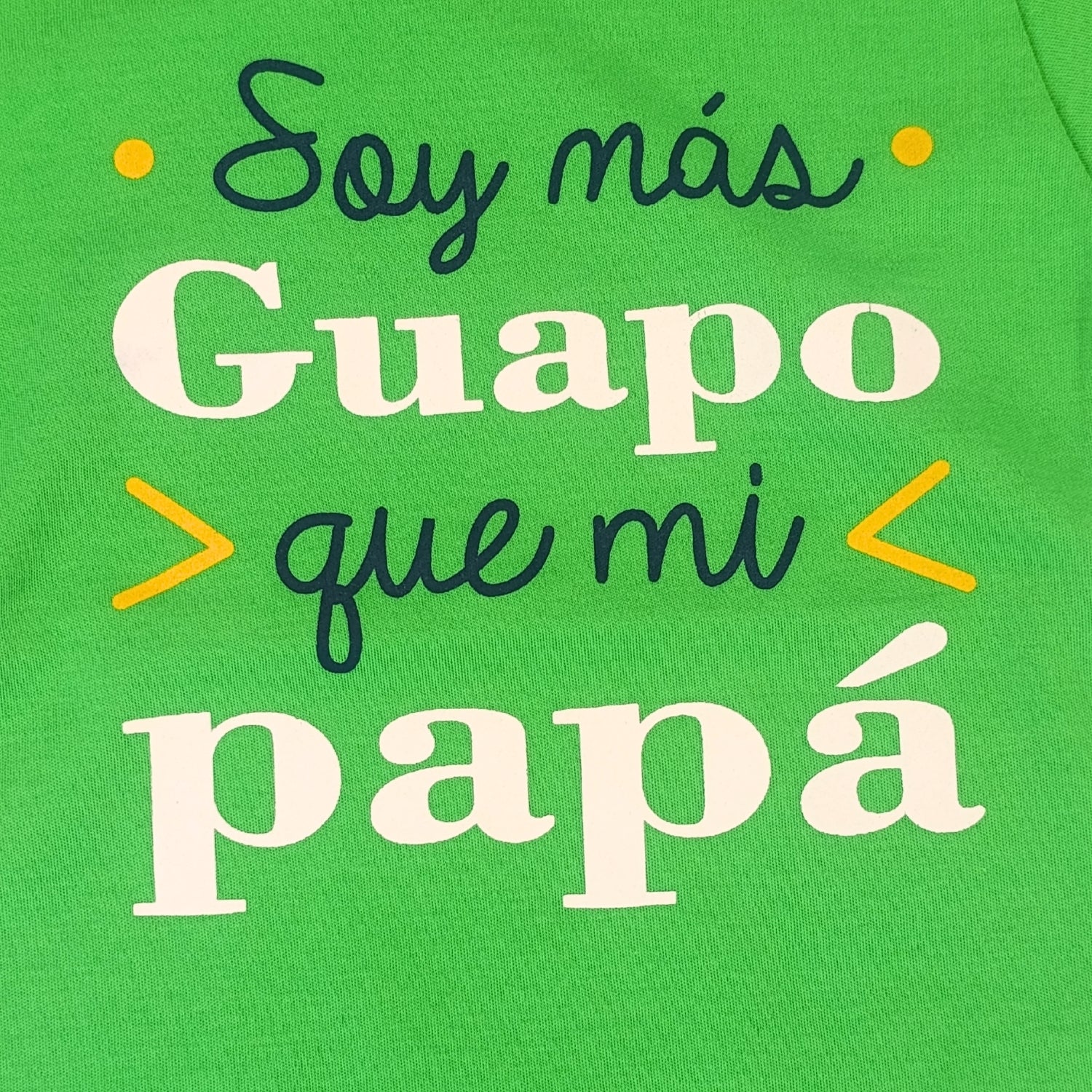 Body Bebé Manga Corta - Soy mas guapo - N273