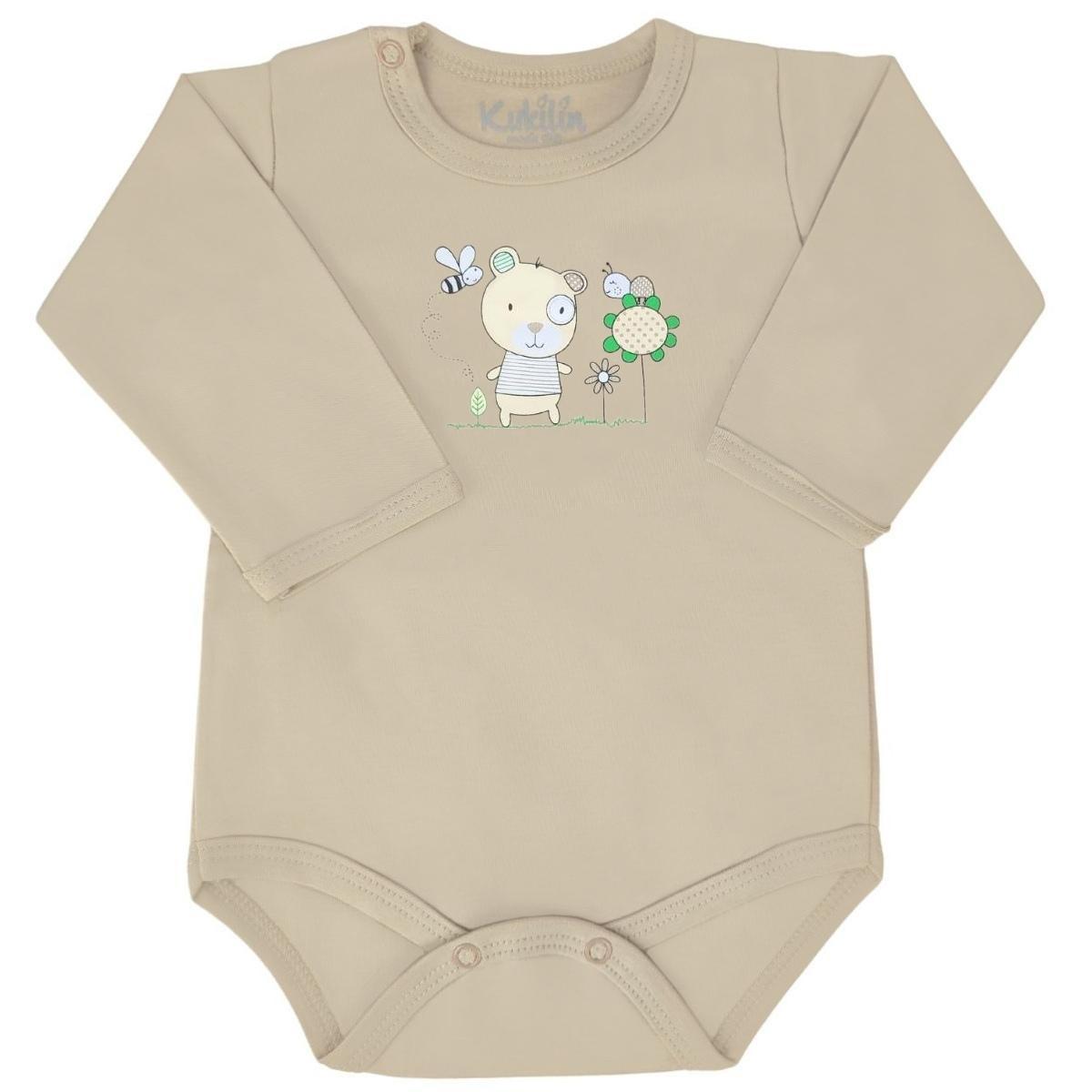 Set 3 Bodys Manga larga 100% algodón - M15