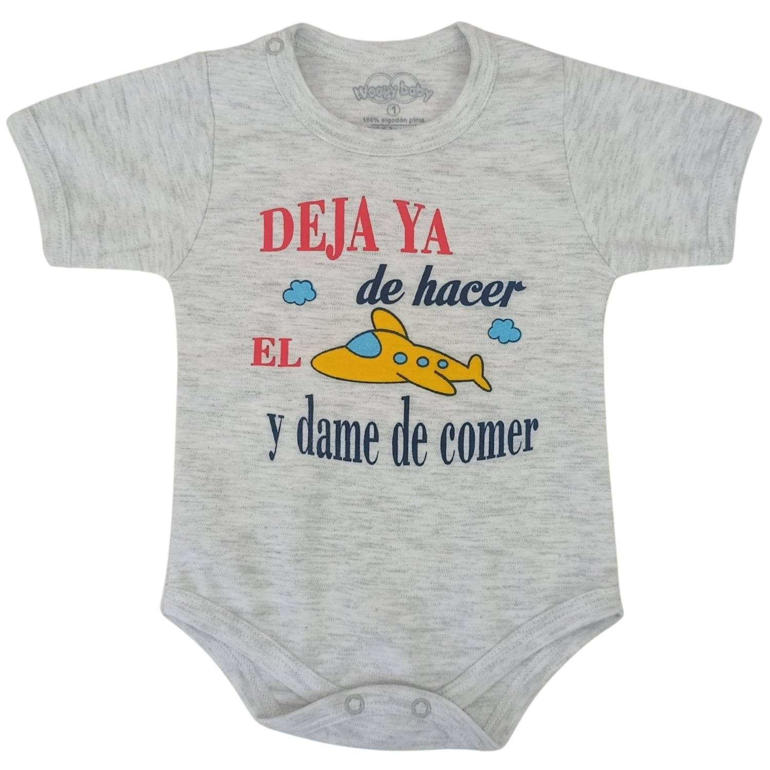 Body Bebé Manga Corta - Dame de comer - N277