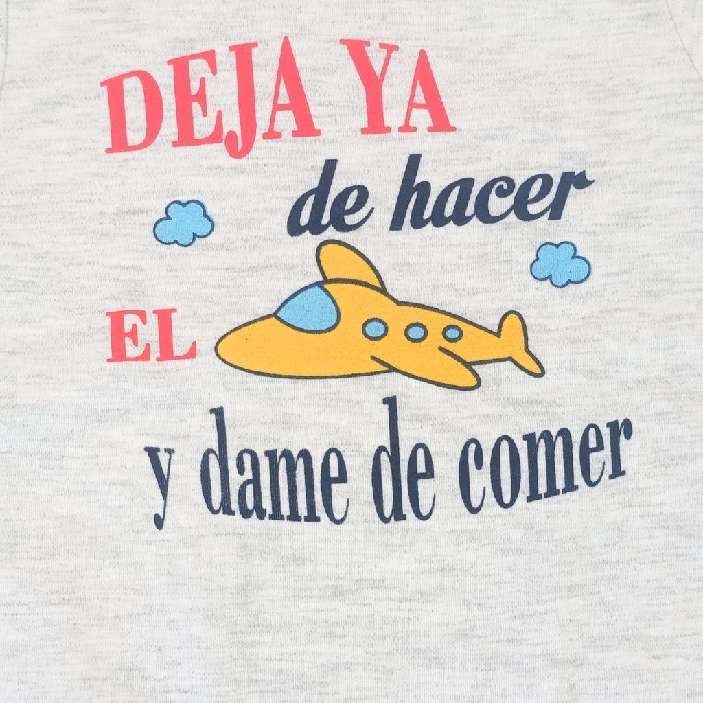 Body Bebé Manga Corta - Dame de comer - N277