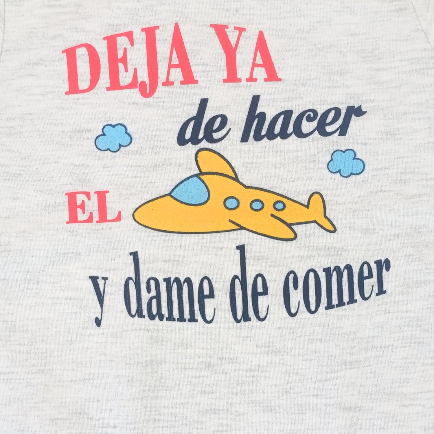 Body Bebé Manga Corta - Dame de comer - N277