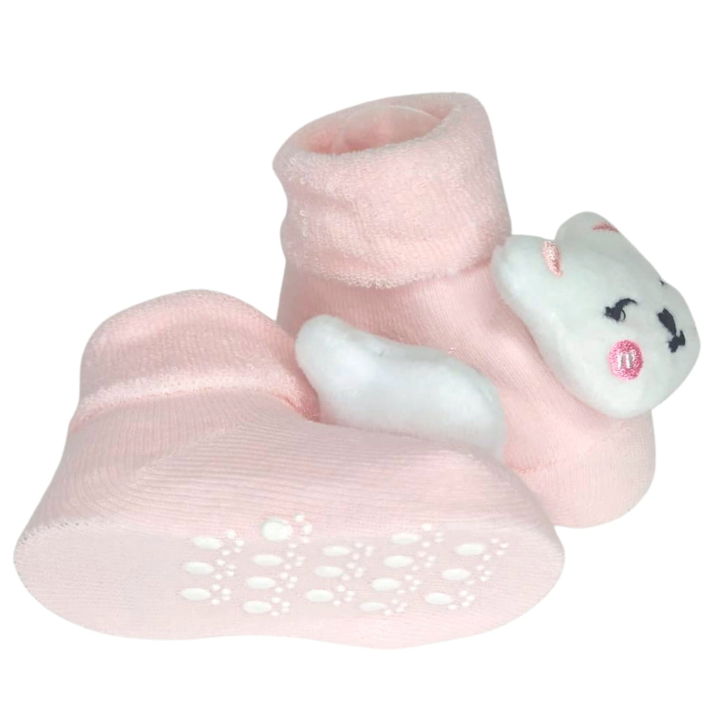 Medias Sonajeras - Osita - Rosado