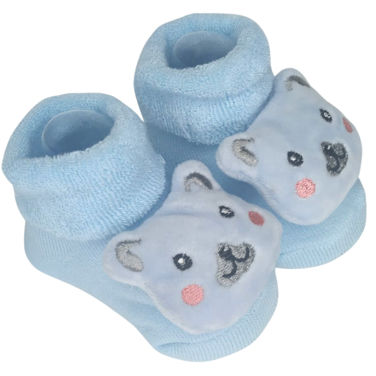 Medias Sonajeras - Osito - Celeste