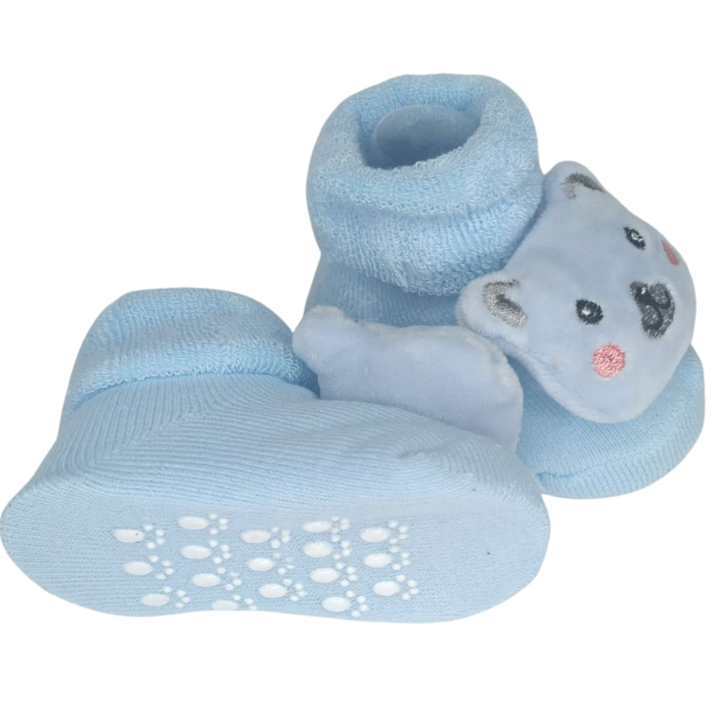 Medias Sonajeras - Osito - Celeste