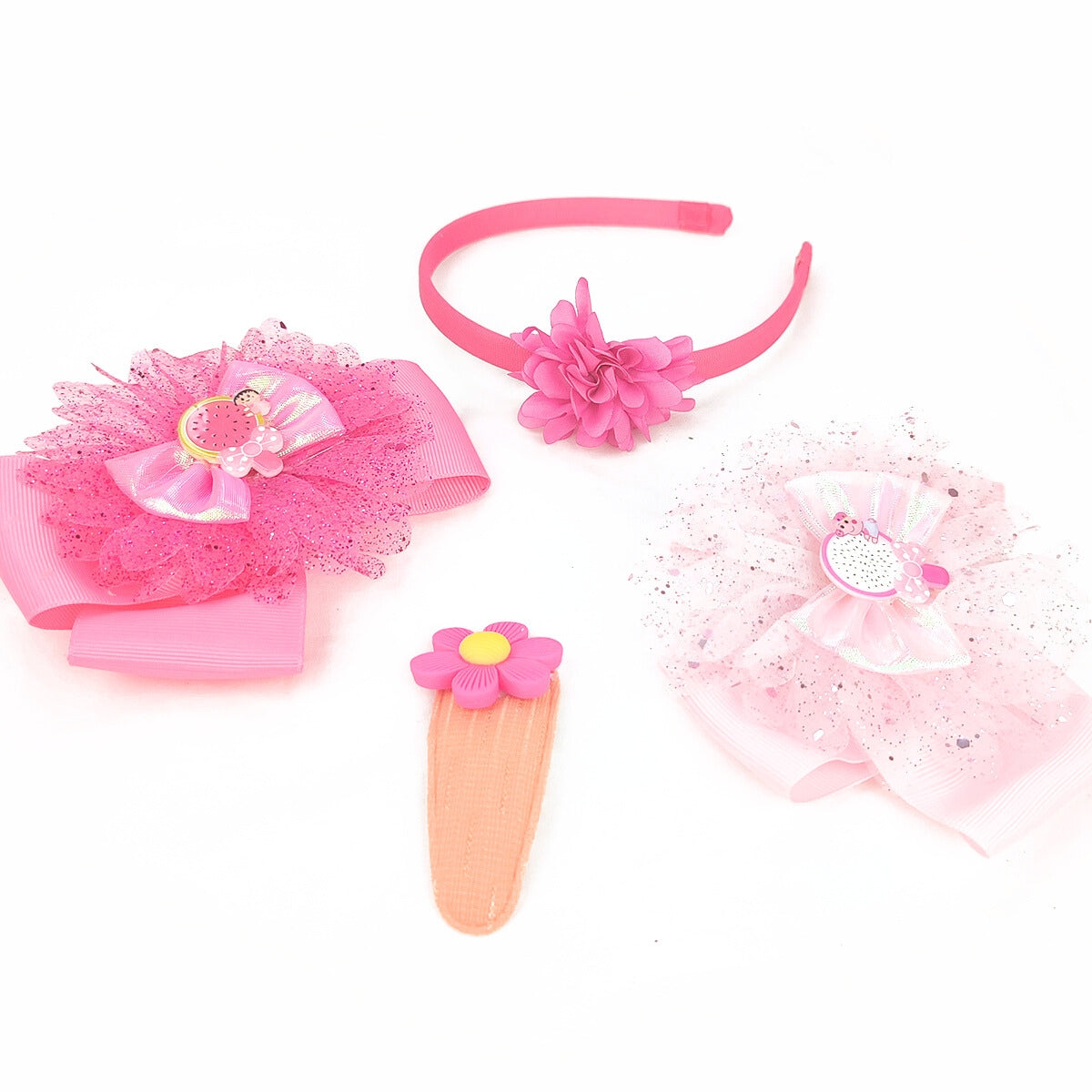 Set Vincha y ganchos Niña M01