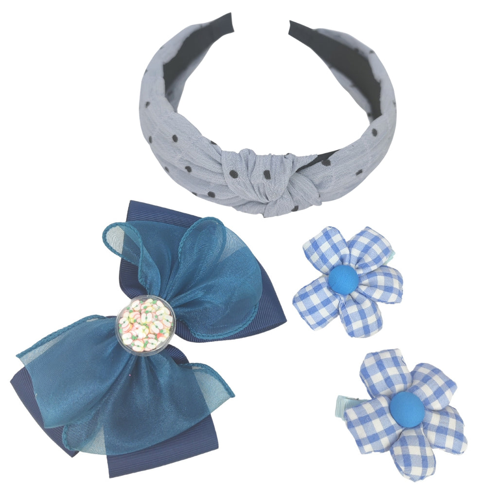Set Vincha y ganchos Niña M03