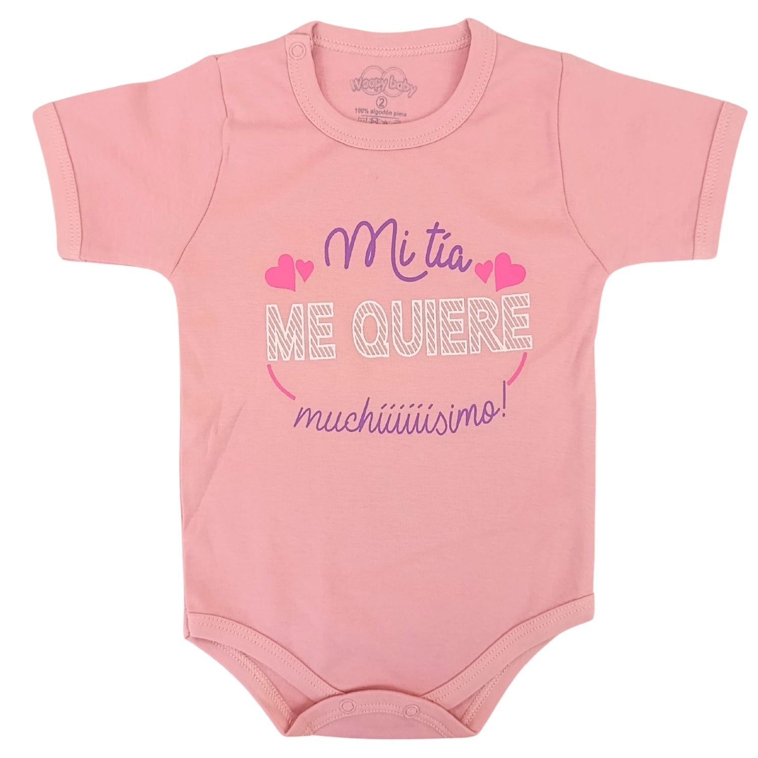 Body Bebé Manga Corta - Mi tia me quiere - N283
