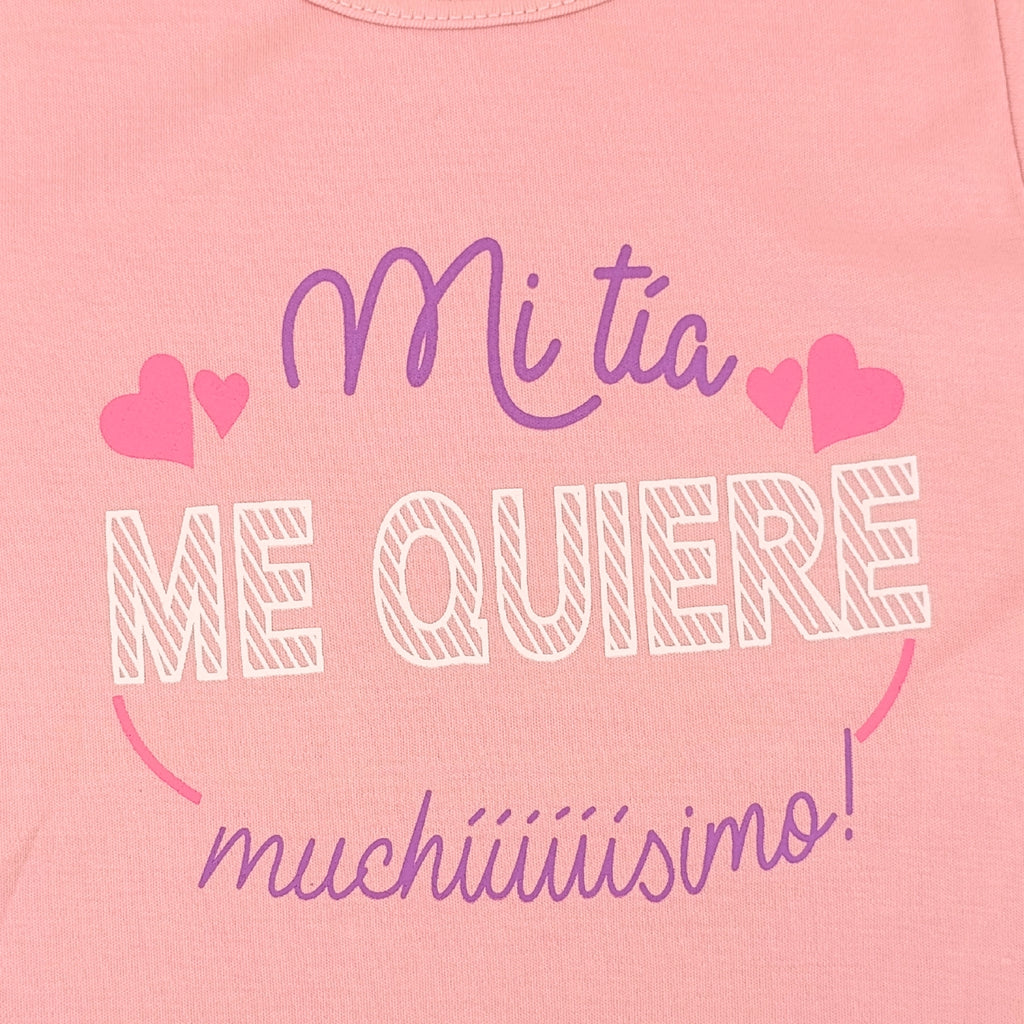 Body Bebé Manga Corta - Mi tia me quiere - N283