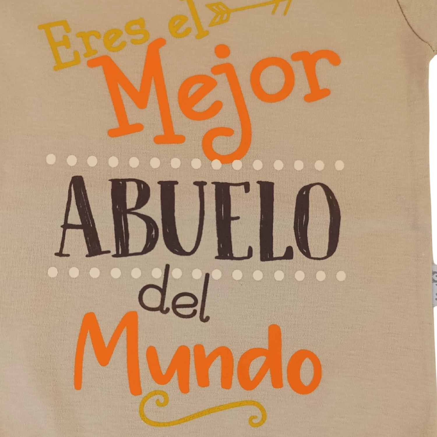 Body Bebé Manga Corta - El mejor abuelo - N287