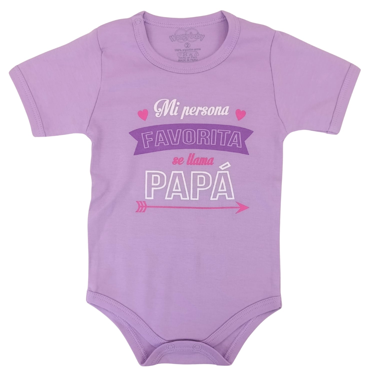 Body Bebé Manga Corta - Mi persona favorita - N289
