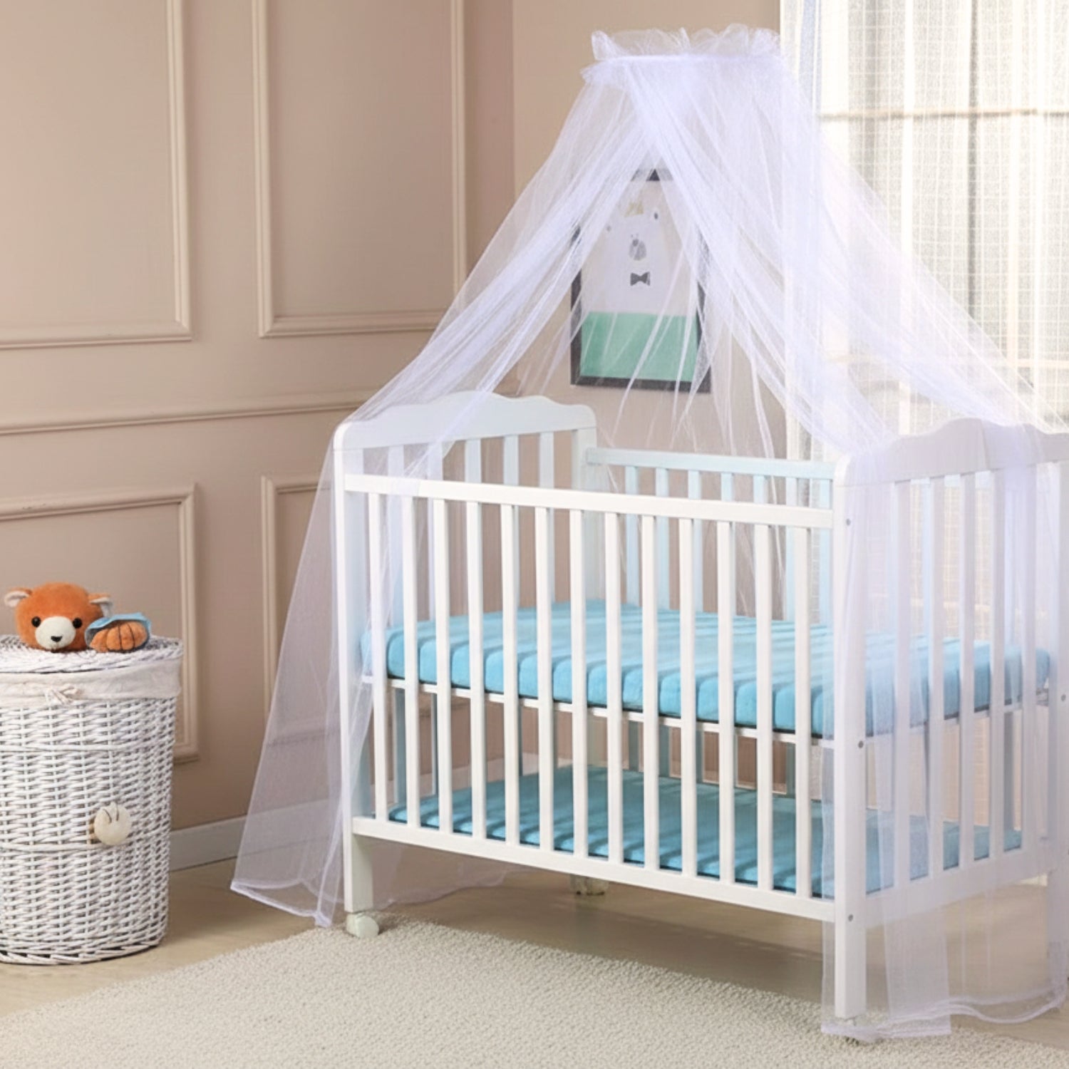 Tul Mosquitera Clásico Nube Blanca T0802