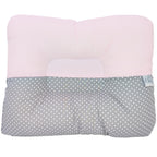 Almohada Anti Cabeza Plana Puntos blancos / Rosado