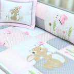 Set de Cuna y 4 protectores - Prestige - Conejo de Campo