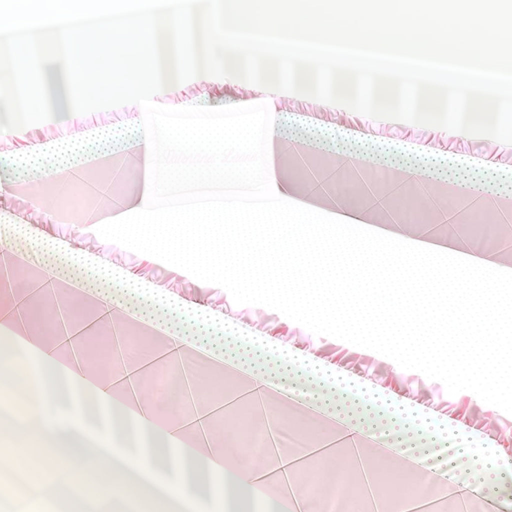 Solo Protectores de cuna - Elegance - Rosado