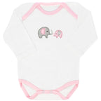 Ajuar Bebe - Algodón - Elefante - 6 piezas - Rosado