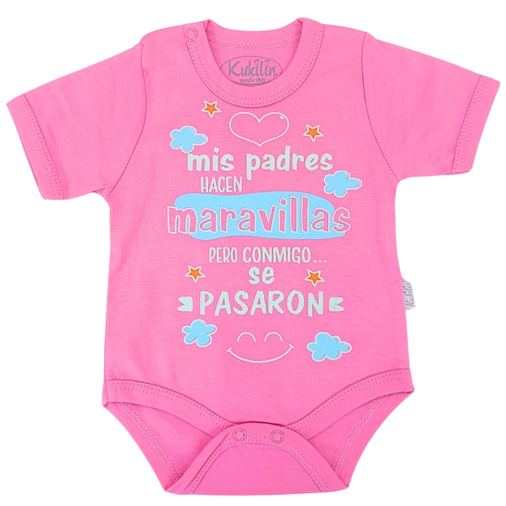 Body Bebé Manga Corta - Mis padres hacen maravillas - N293