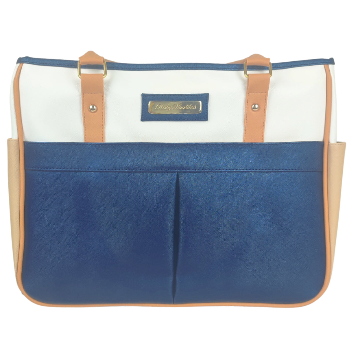 Bolso pañalero y portabiberon - Azul Acero -  TRIAZU