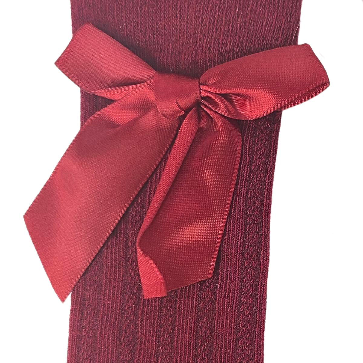 Medias largas - Lazo - Rojo