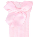 Medias largas - Lazo - Rosado