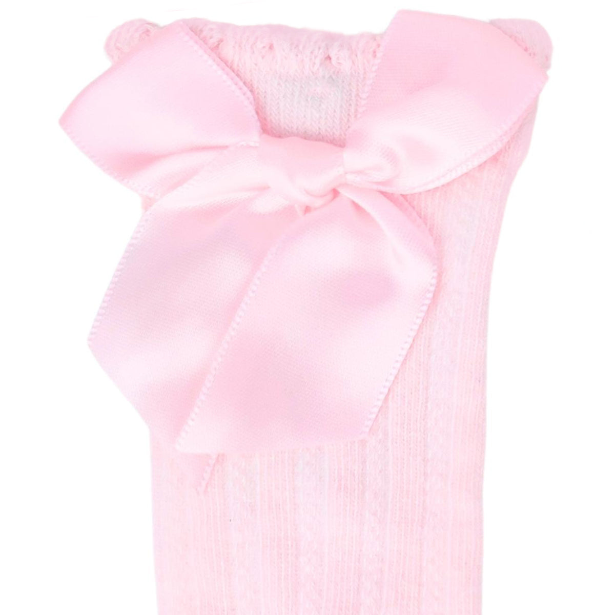 Medias largas - Lazo - Rosado