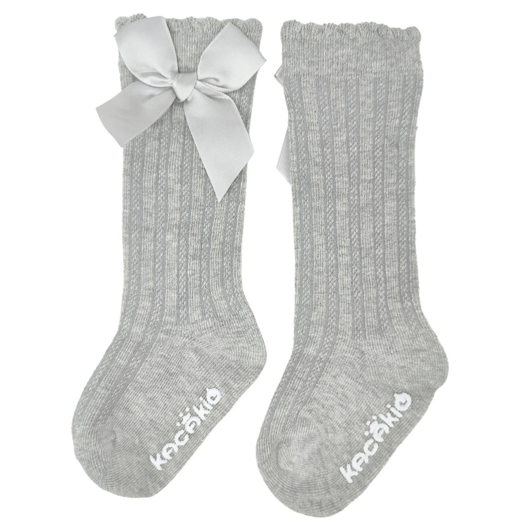 Medias largas - Lazo - Gris