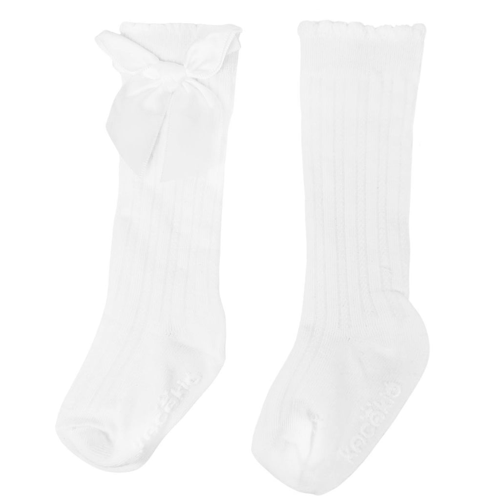 Medias largas - Lazo - Blanco