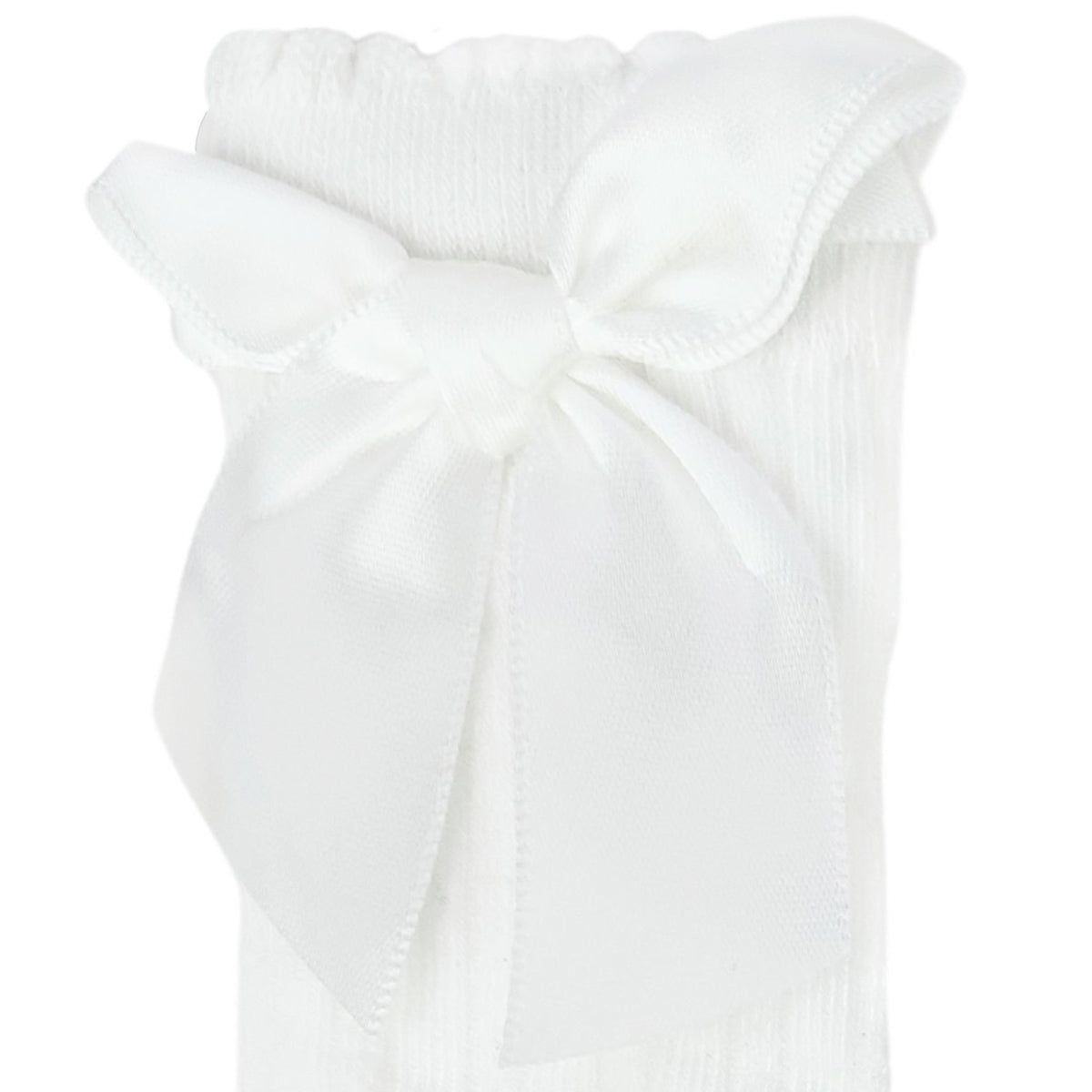 Medias largas - Lazo - Blanco