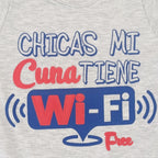 Body Bebé Manga Corta - Mi cuna tiene wifi - N295