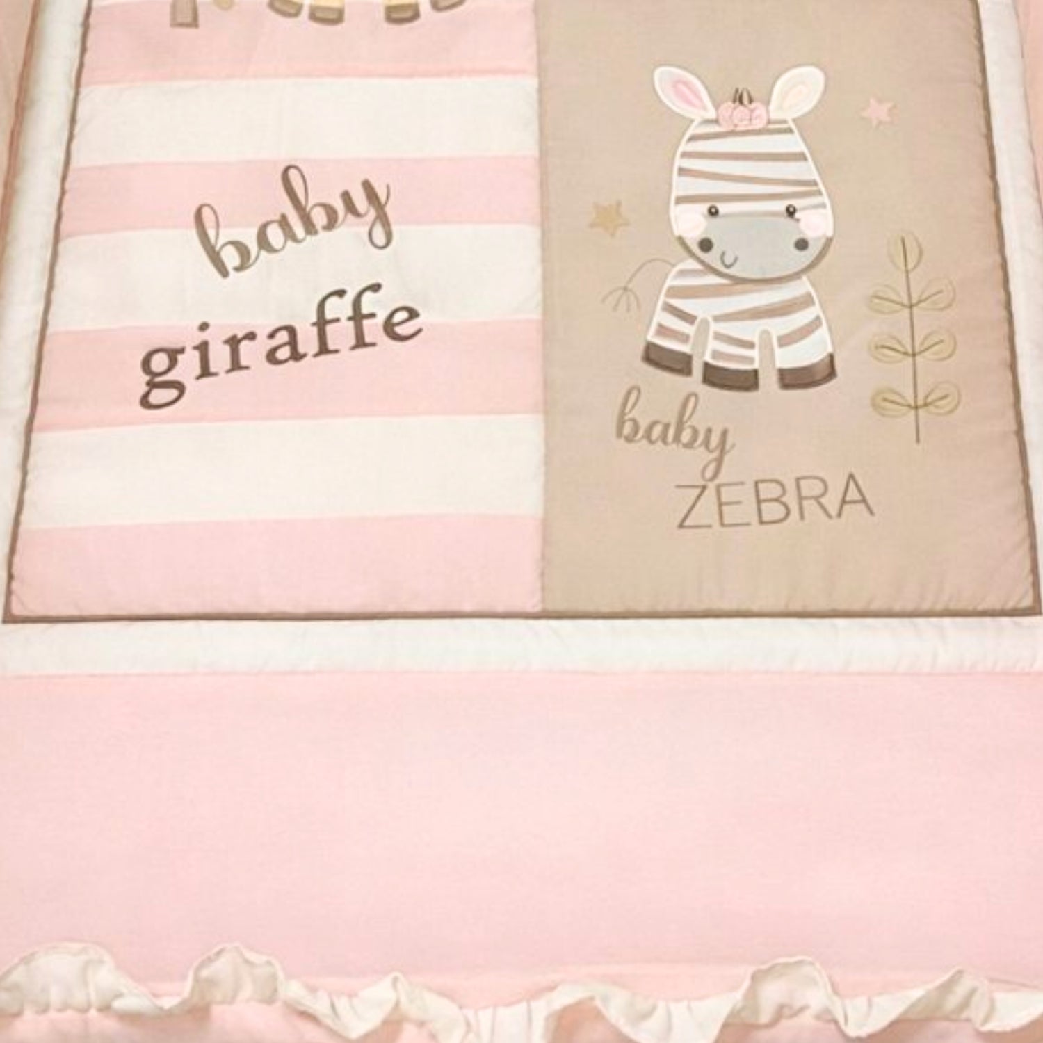 Set de Cuna y Protector Tradición  Baby Giraffe