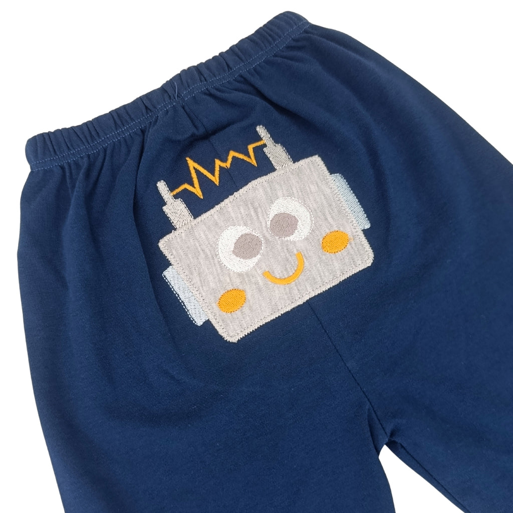 Pantalón en Algodón con Detalle Trasero - N1