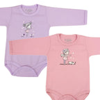 Pack de 2 Bodys de Bebé Manga Larga - N2