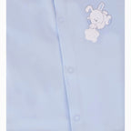 Enterizo Bebé Algodon Celeste - T0402