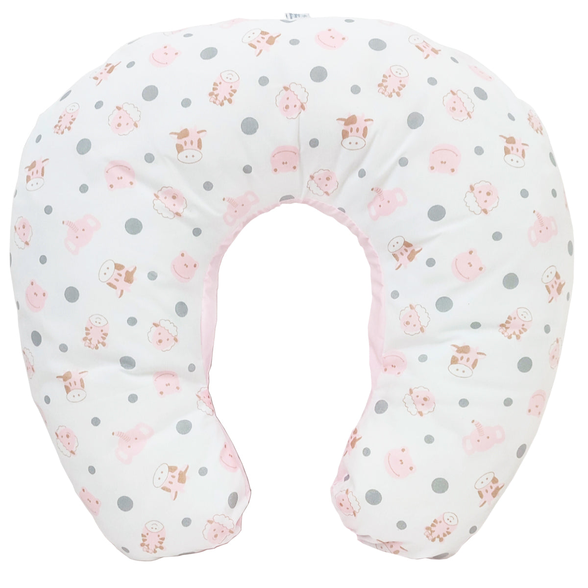 Cojín de lactancia - Cabecitas - Rosado