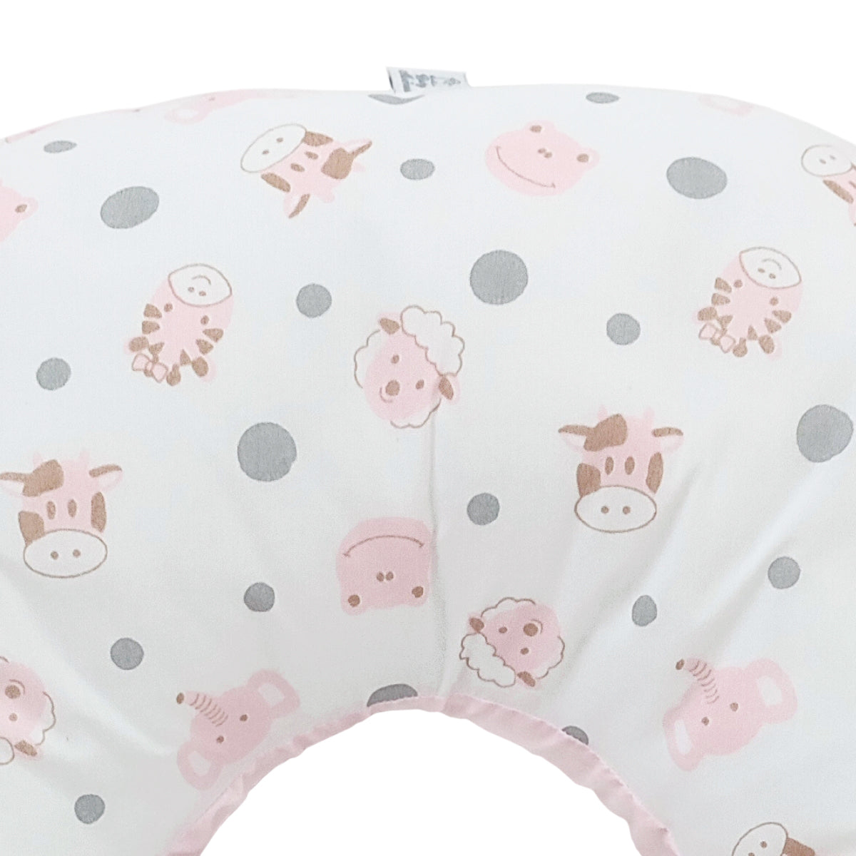 Cojín de lactancia - Cabecitas - Rosado