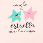 Body Bebé Manga Corta - Soy la estrella de la casa - N301