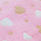 Manta Felpa Bebé - Corazones M01